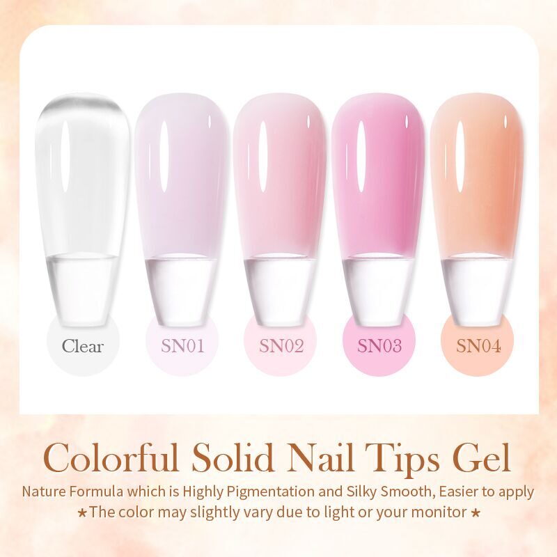 BORN PRETTY, КЛЕЙ ДЛЯ ГЕЛЕВЫХ ТИПС SOLID NAIL TIPS GEL SN03 , 5 ГР