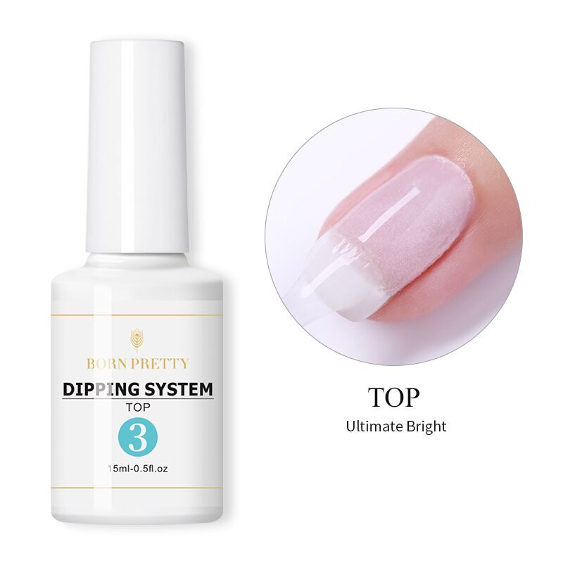 BORN PRETTY, ТОПОВОЕ ПОКРЫТИЕ DIPPING SYSTEM TOP, 15 МЛ