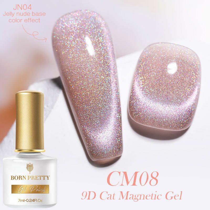 BORN PRETTY, ГЕЛЬ-ЛАК "9D CAT MAGNETIC GEL" CM-08, 7 МЛ