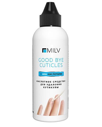 MILV, КЕРАТОГЕЛЬ "GOOD BYE CUTICLES С АНА КИСЛОТАМИ" ДЛЯ РУК, 100 МЛ