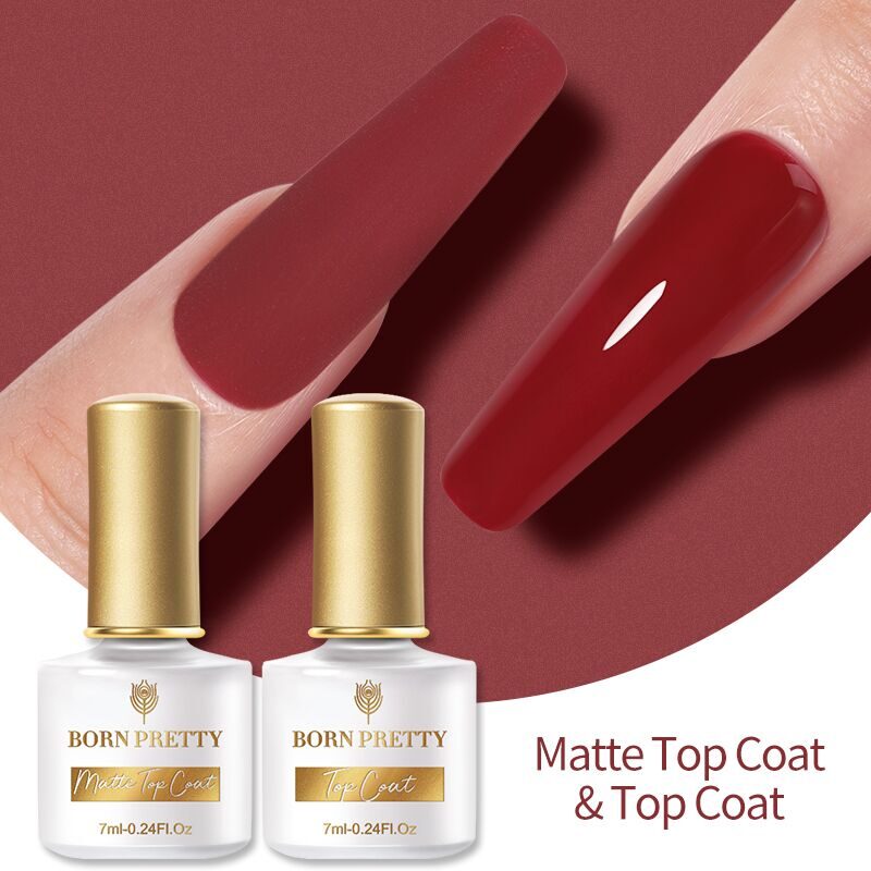 BORN PRETTY, ТОП ДЛЯ ГЕЛЬ-ЛАКА MATTE TOP COAT, 7 МЛ