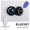 BLUESKY, 3D CARVING GEL #01 CLEAR, 5 МЛ