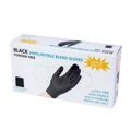 BLEND GLOVES, ПЕРЧАТКИ VINYL-NITRILE ОДНОРАЗОВЫЕ ЧЕРНЫЕ М, УП 50 ПАР