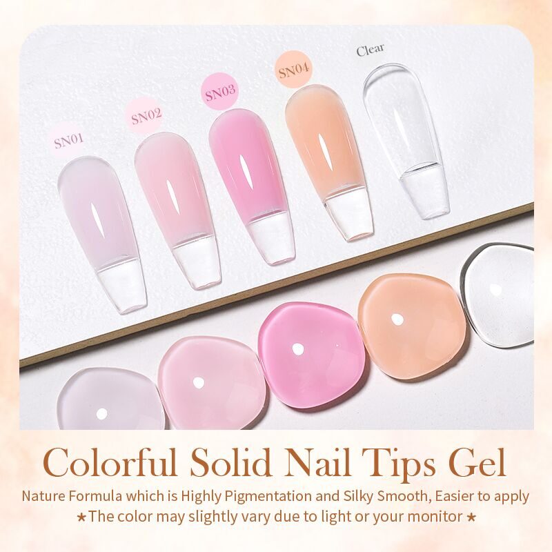 BORN PRETTY, КЛЕЙ ДЛЯ ГЕЛЕВЫХ ТИПС SOLID NAIL TIPS GEL SN03 , 5 ГР